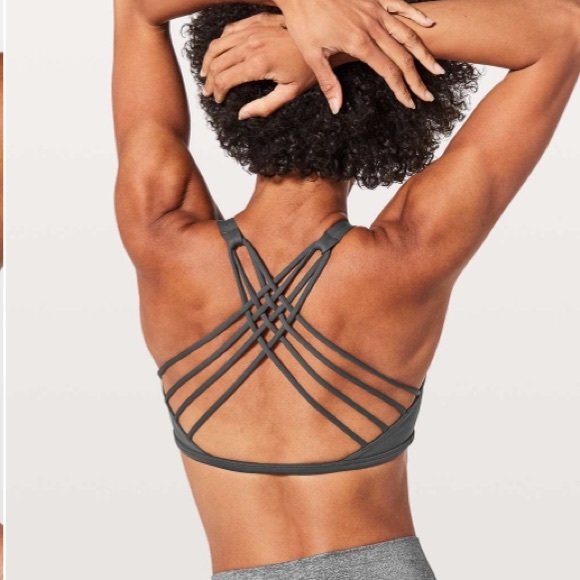 lululemon athletica Other - Lululemon Free to Be Bra Graphite Gray